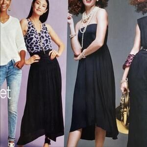 CAbi Black Maxi Cruise Skirt Style 5512 Medium